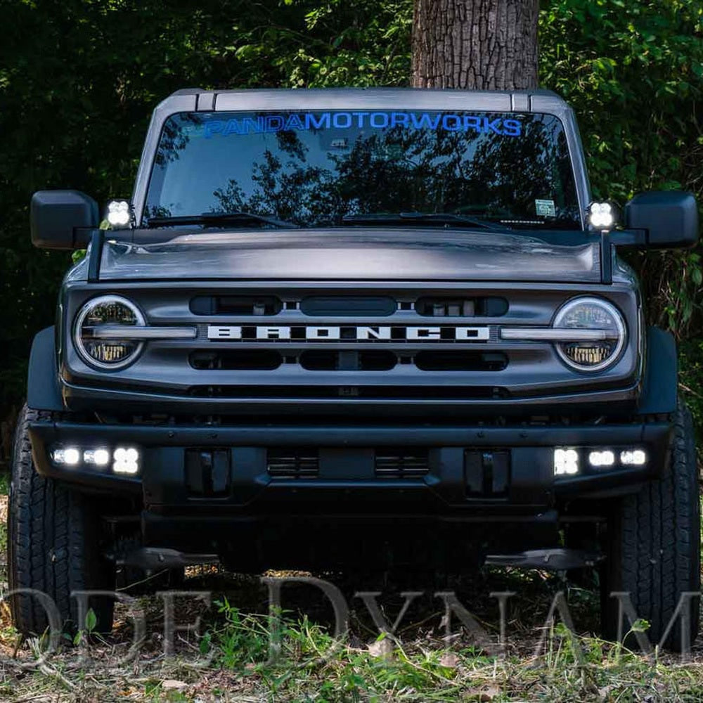 Diode Dynamics Stage Series Fog Pocket Kit for 2021 Ford Bronco, White Max - Apollo Off-Road