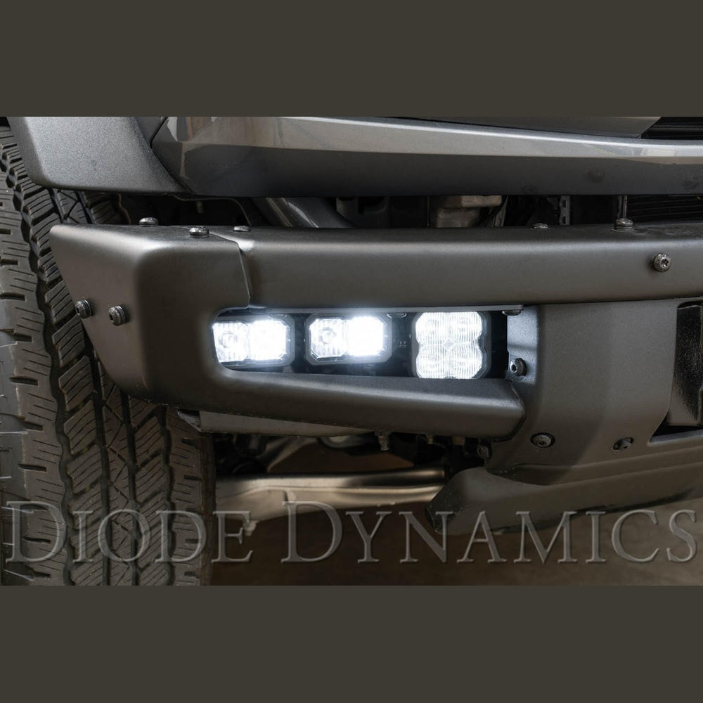 Diode Dynamics Stage Series Fog Pocket Kit for 2021 Ford Bronco, White Max - Apollo Off-Road