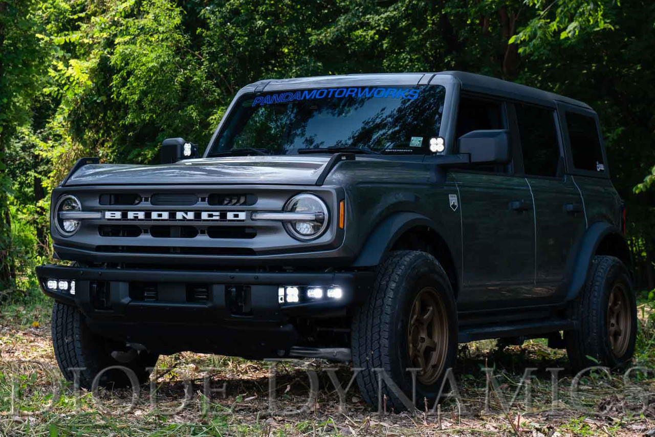 Diode Dynamics Stage Series Fog Pocket Kit for 2021 Ford Bronco, Yellow Max - Apollo Off-Road
