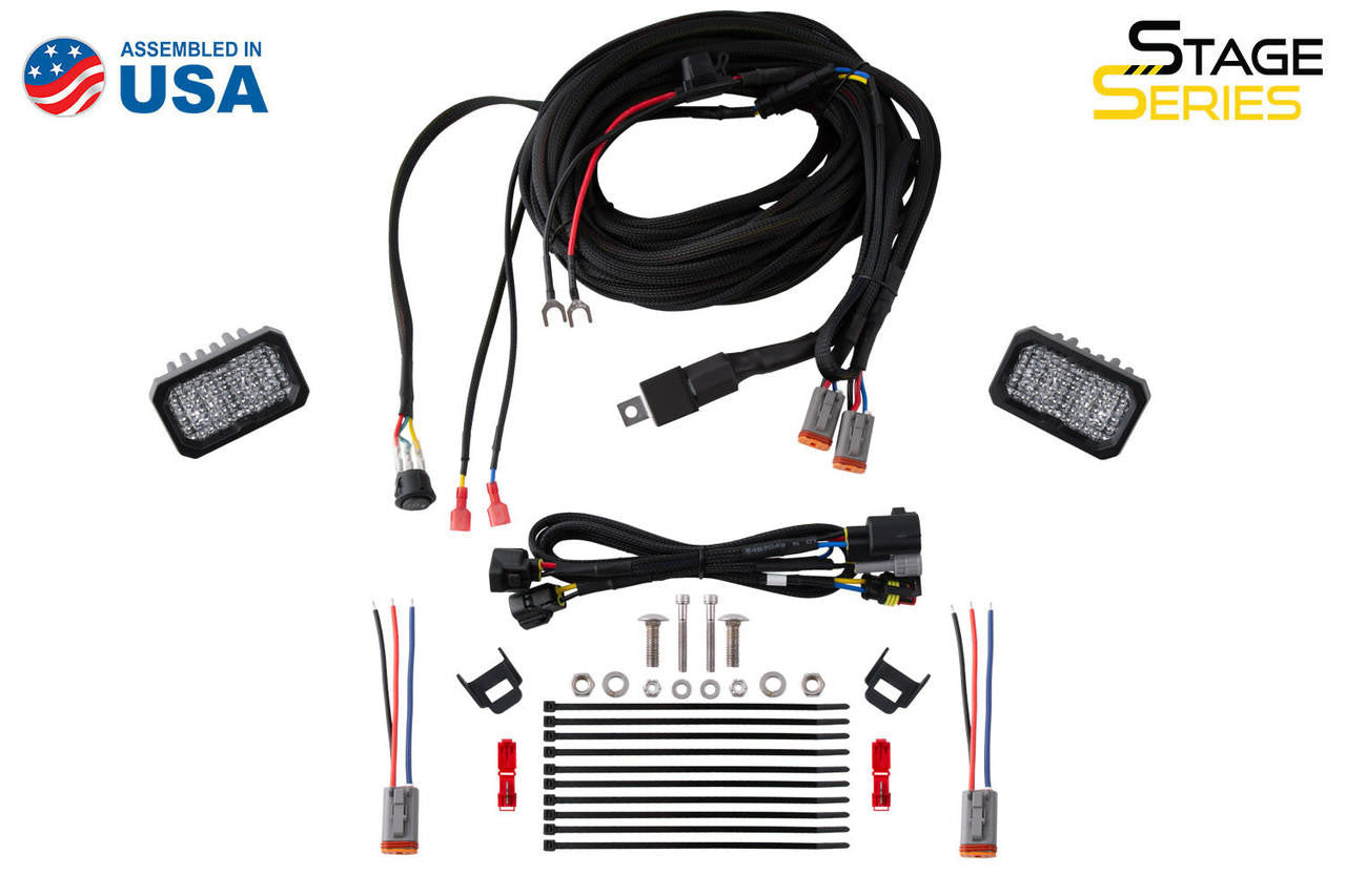 Diode Dynamics Stage Series Reverse Light Kit for 2016-2021 Toyota Tacoma, C2 Pro - Apollo Off-Road