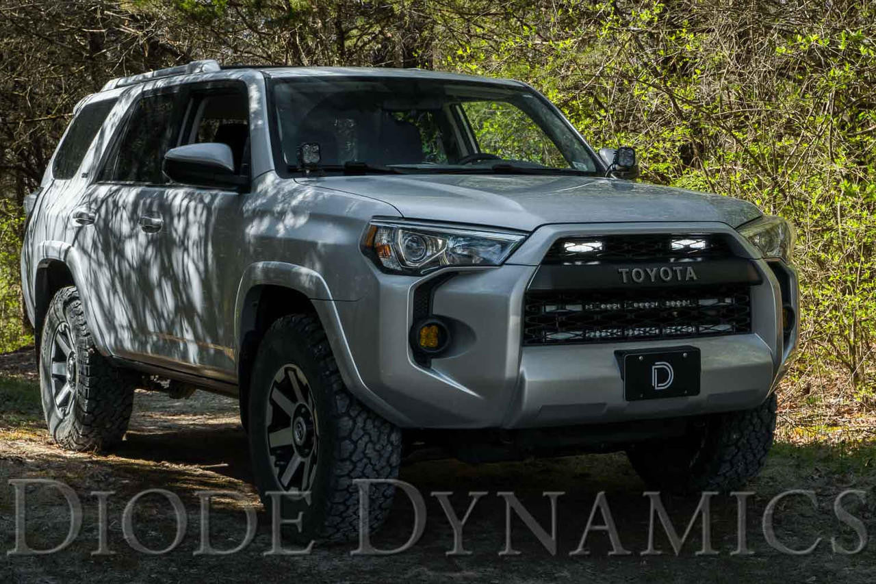 Diode Dynamics Stage Series SAE-DOT LED Lightbar Kit for 2014-2021 Toyota 4Runner White SAE-DOT Wide - Apollo Off-Road