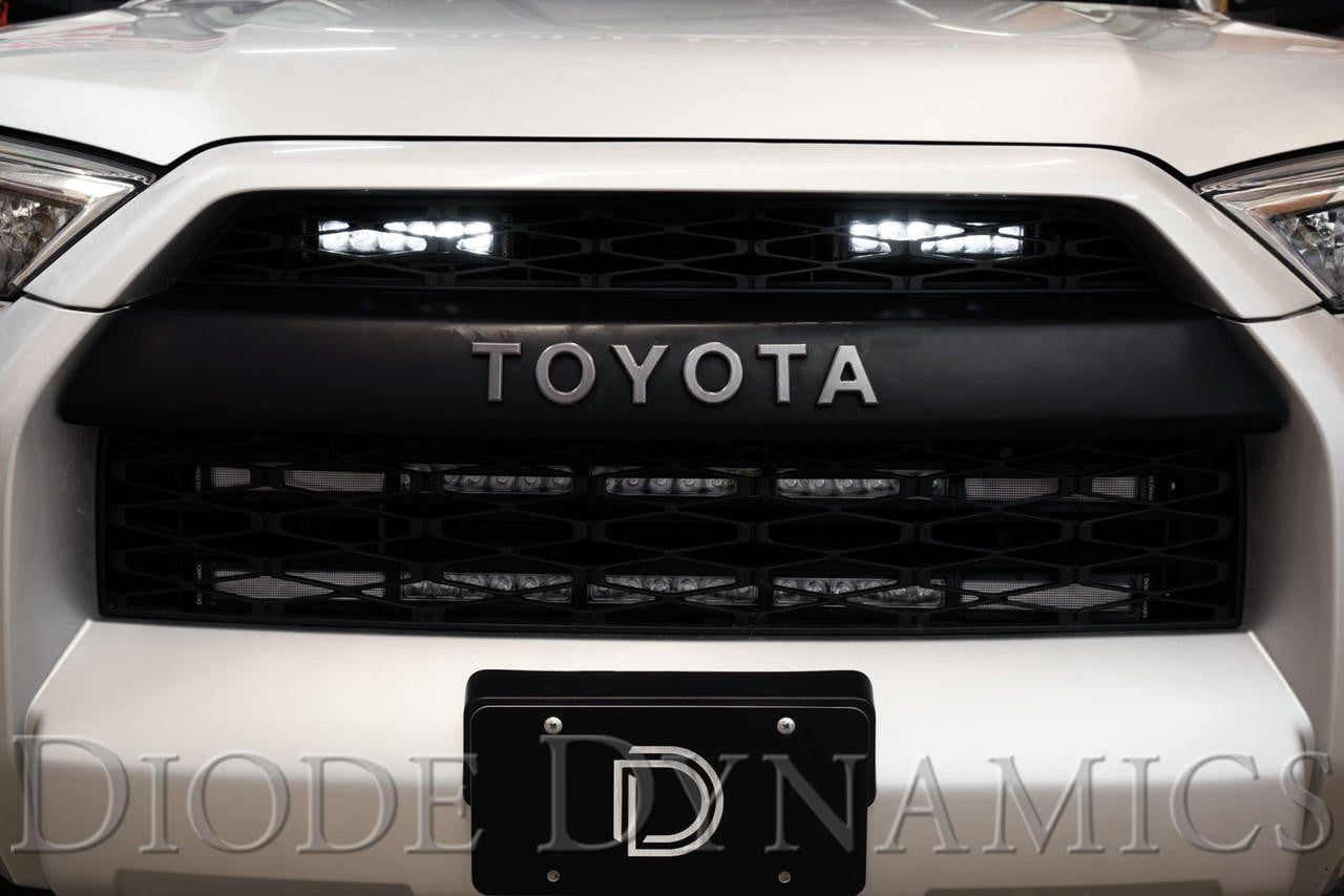 Diode Dynamics Stage Series SAE-DOT LED Lightbar Kit for 2014-2021 Toyota 4Runner White SAE-DOT Wide - Apollo Off-Road