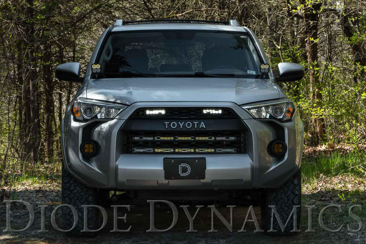 Diode Dynamics Stage Series SAE-DOT LED Lightbar Kit for 2014-2021 Toyota 4Runner White SAE-DOT Wide - Apollo Off-Road