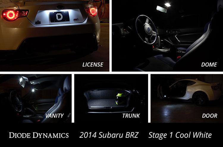 Diode Dynamics Subaru BRZ Interior Kit Stage 1 Blue - Apollo Off-Road