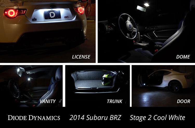 Diode Dynamics Subaru BRZ Interior Kit Stage 1 Blue - Apollo Off-Road