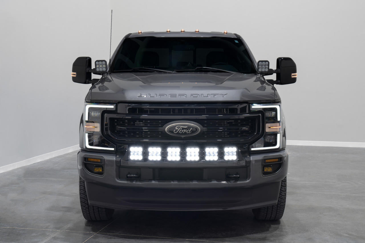 Diode Dynamics Super Duty SS5 6-Pod CrossLink Grille Lightbar Kit - Apollo Off-Road