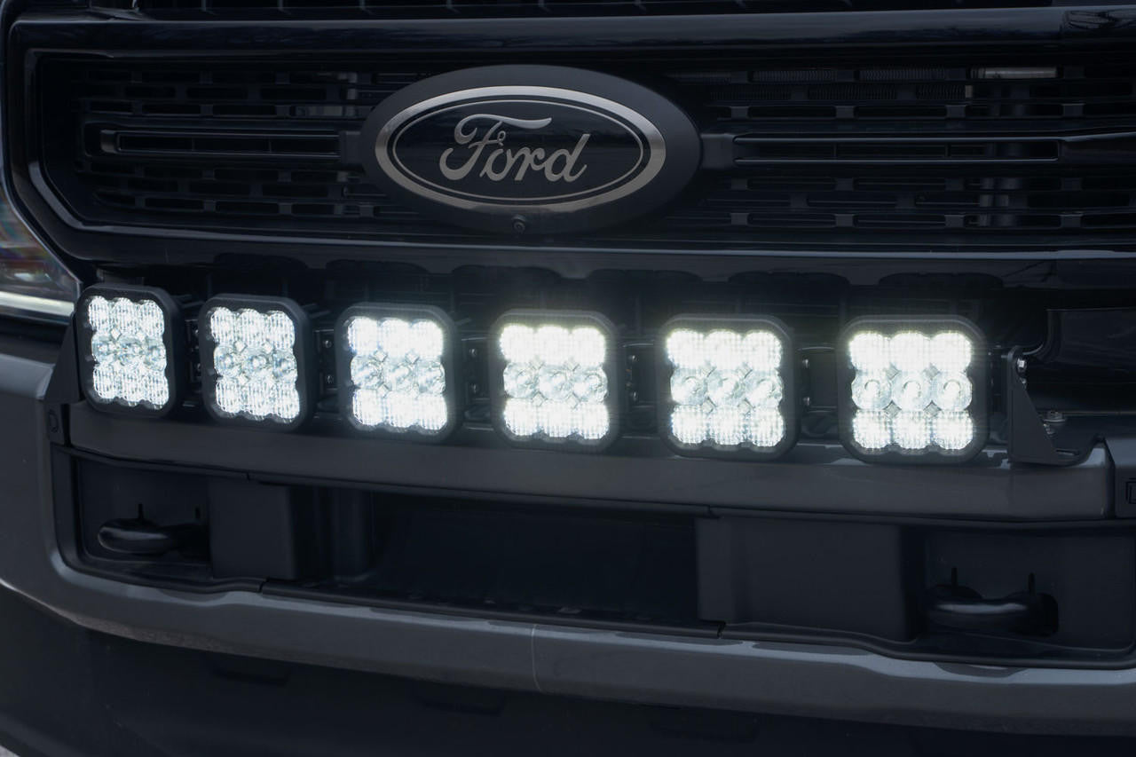 Diode Dynamics Super Duty SS5 6-Pod CrossLink Grille Lightbar Kit - Apollo Off-Road