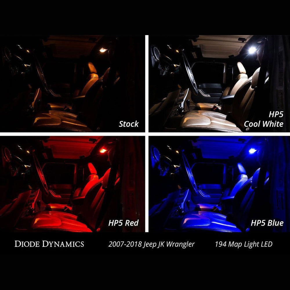 Diode Dynamics Wrangler JK 4dr Interior Kit Stage 1 Cool White - Apollo Off-Road