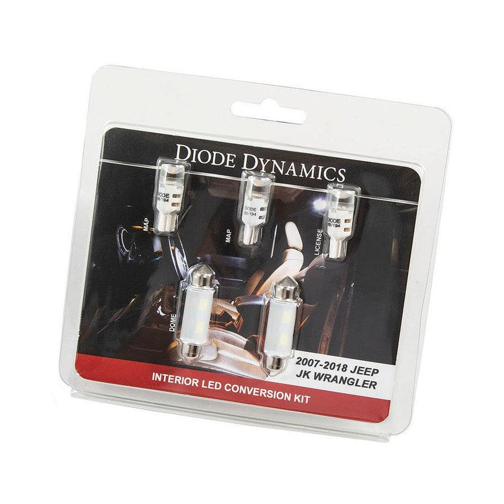 Diode Dynamics Wrangler JK 4dr Interior Kit Stage 1 Cool White - Apollo Off-Road