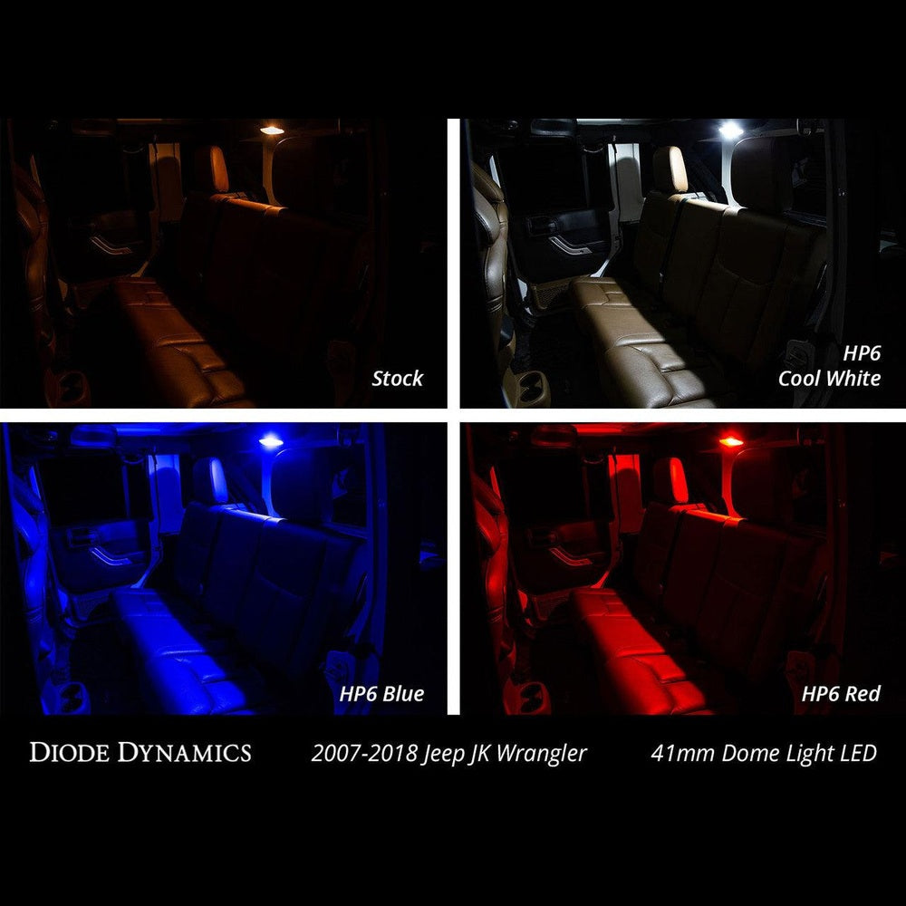Diode Dynamics Wrangler JK 4dr Interior Kit Stage 1 Cool White - Apollo Off-Road