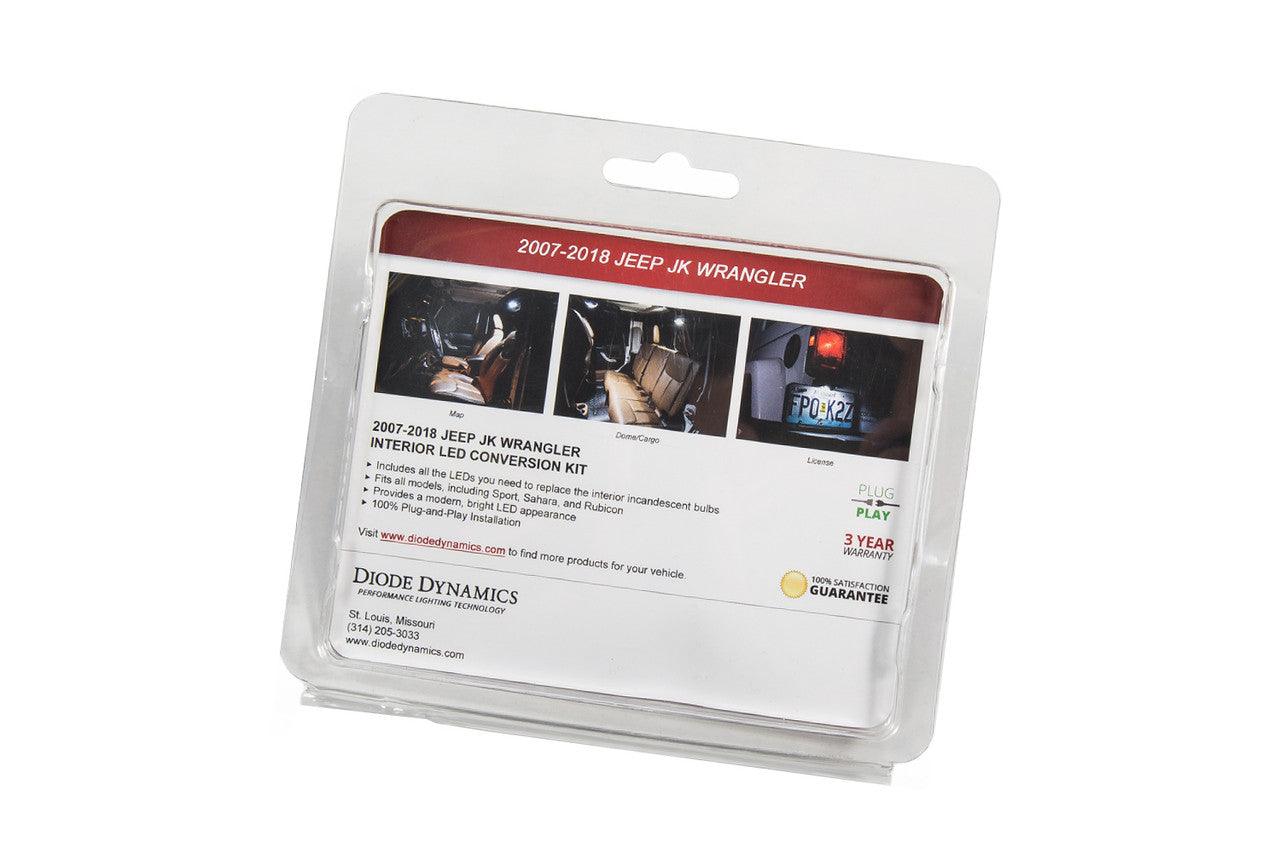 Diode Dynamics Wrangler JK 4dr Interior Kit Stage 2 Cool White - Apollo Off-Road