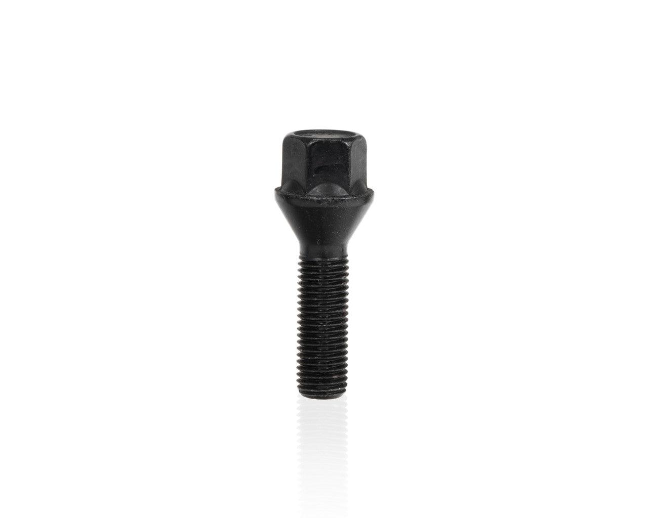 Eibach Wheel Bolt M14 X 1.25 X 50MM X 17MM Hex Taper-Seat Black Finish S1-1-14-25-50-17-B - Apollo Off-Road
