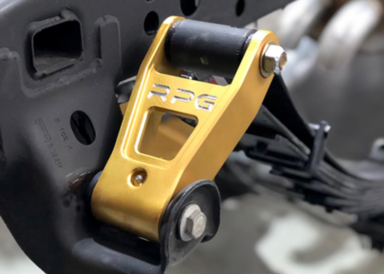 Ford F-150 and Gen 1 & Gen 2 Raptor Billet Aluminum Leaf Spring Shackles - Apollo Off-Road