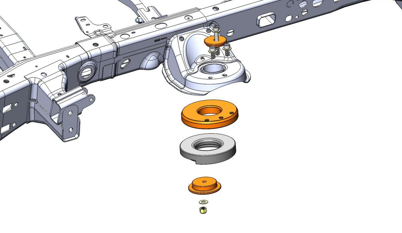 Ford Raptor Gen 3 Rear Coil Spring Spacer Kit - Apollo Off-Road