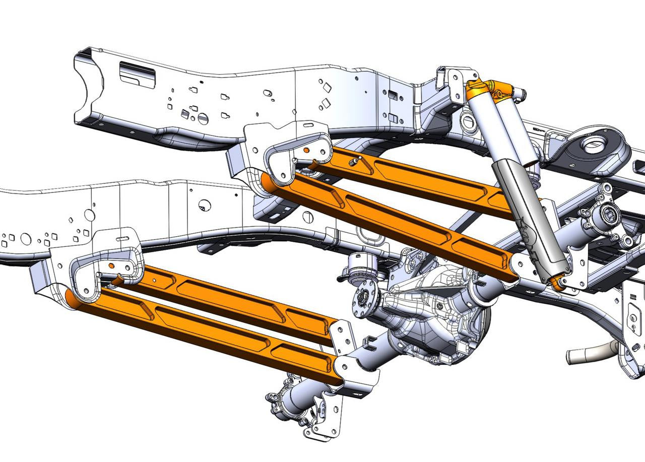 Ford Raptor Gen 3 Rear Lower Link Kit - Apollo Off-Road