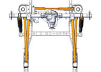 Ford Raptor Gen 3 Rear Upper Link Kit - Apollo Off-Road