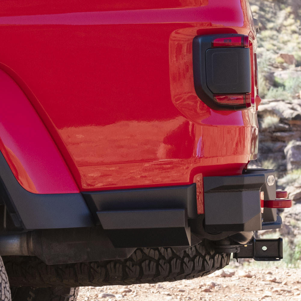 Gladiator Rear Rock Sliders for 20-Pres Jeep Gladiator JT Steel Powdercoat - Apollo Off-Road