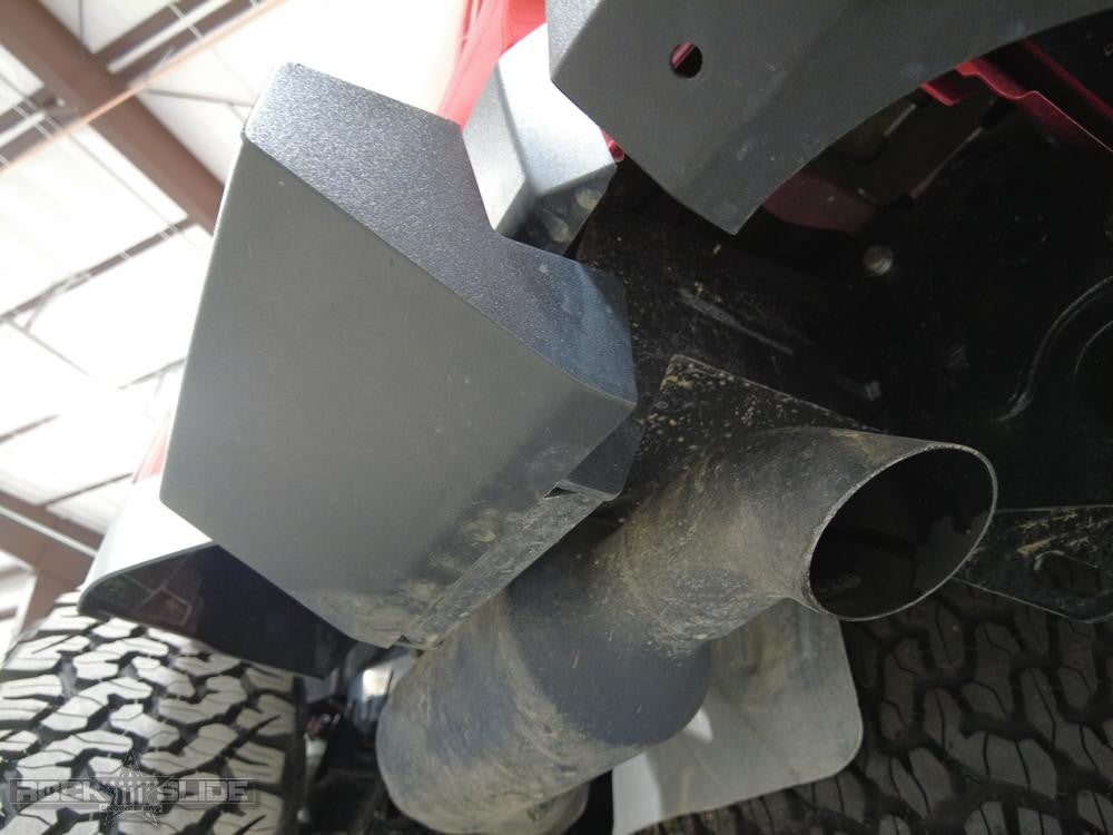 Gladiator Rear Rock Sliders for 20-Pres Jeep Gladiator JT Steel Powdercoat - Apollo Off-Road