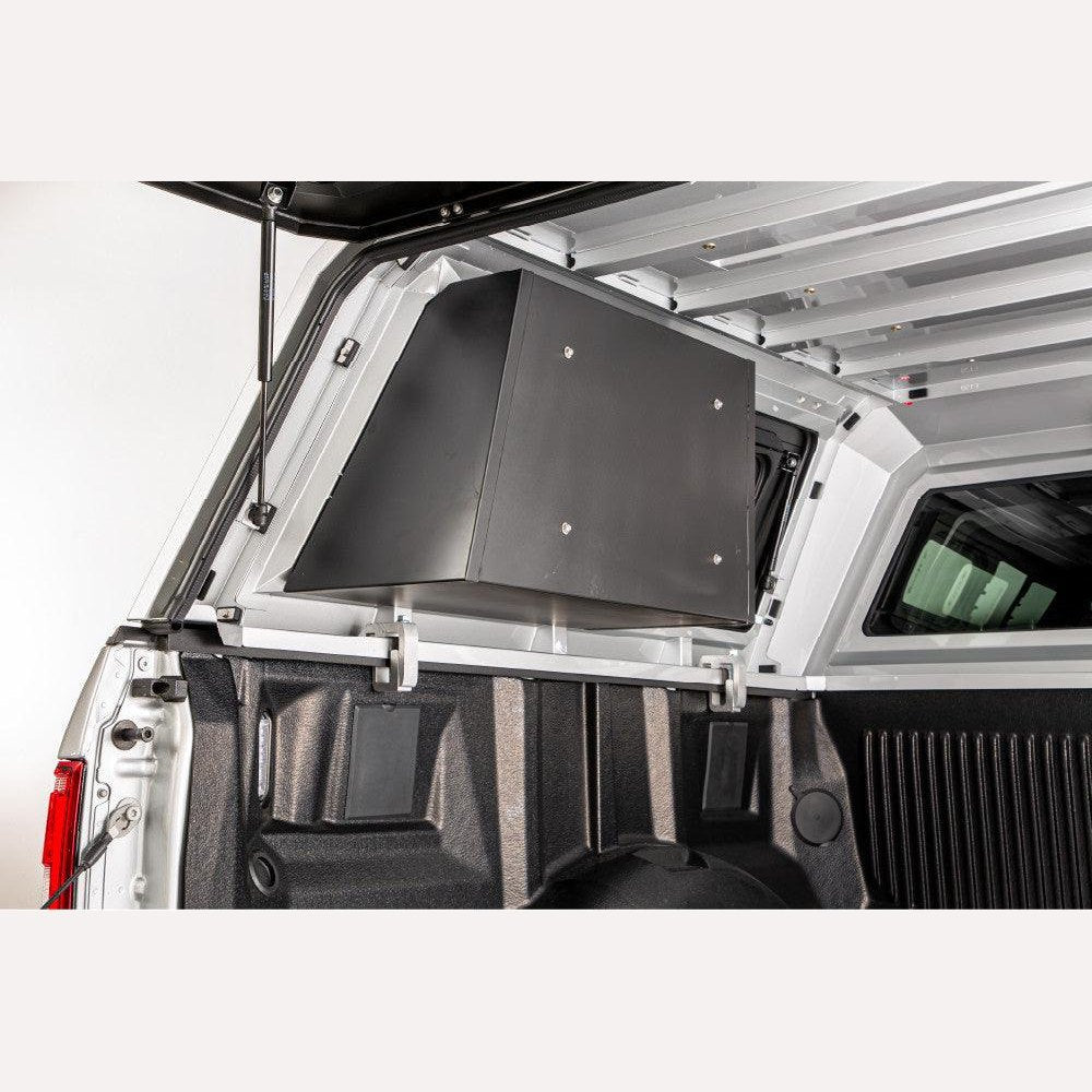 Half-Bin, Half-Length, Left Side 20-22 Jeep Gladiator 5' EVO, EVOa, and EVOc Applications 5 Foot Bed Left Side Mount - Apollo Off-Road