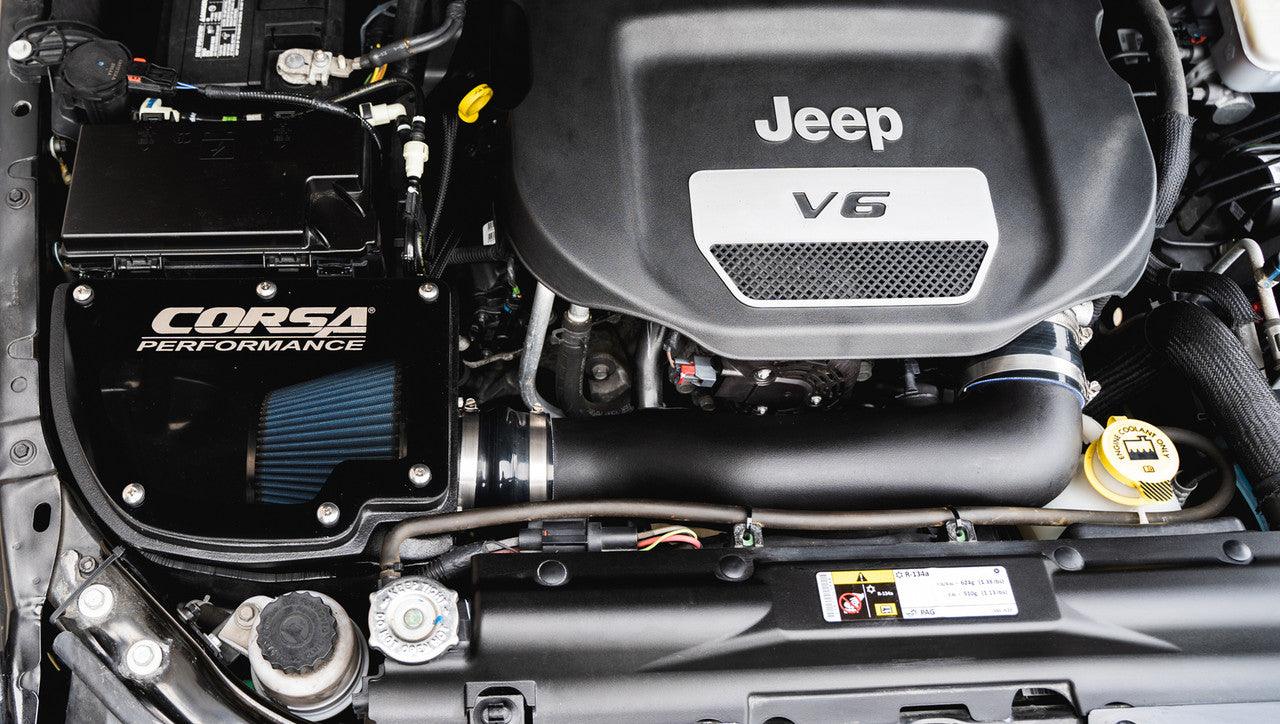 Jeep JK Closed Box Air Intake With MaxFlow 5 Oiled Filter For 12-18 Wrangler JK - Apollo Off-Road