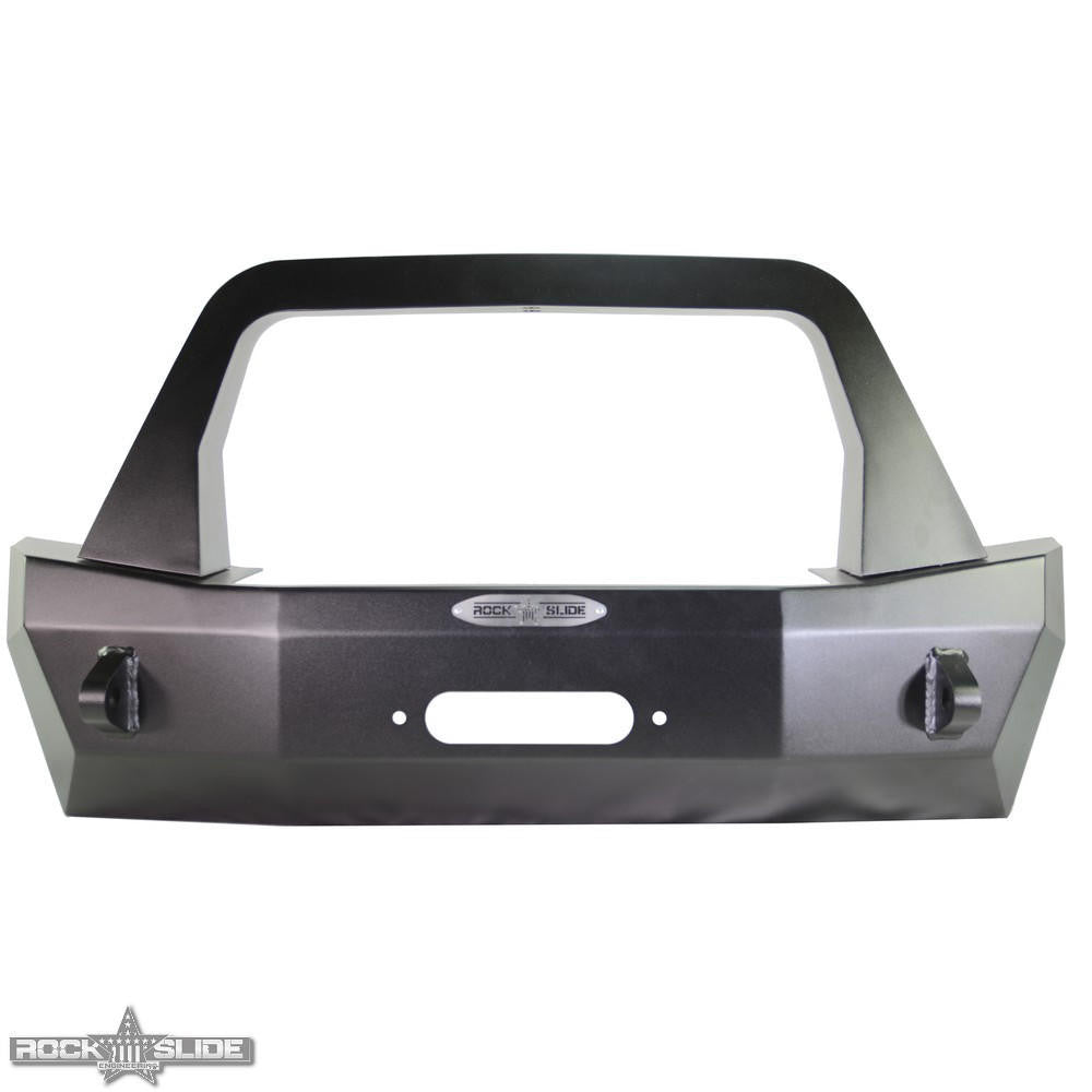 Jeep JL Shorty Front Bumper For 18-Pres Wrangler JL Complete With Winch Plate Rigid Series - Apollo Off-Road