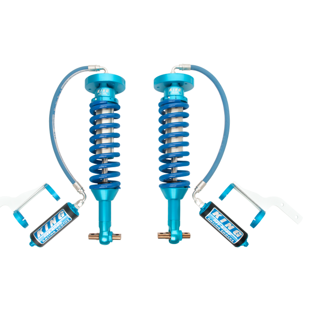 King Shocks Expedition 4WD 2018+ Front 2.5 Dia. Remote Reservoir Coil-Over (Pair) - Apollo Off-Road