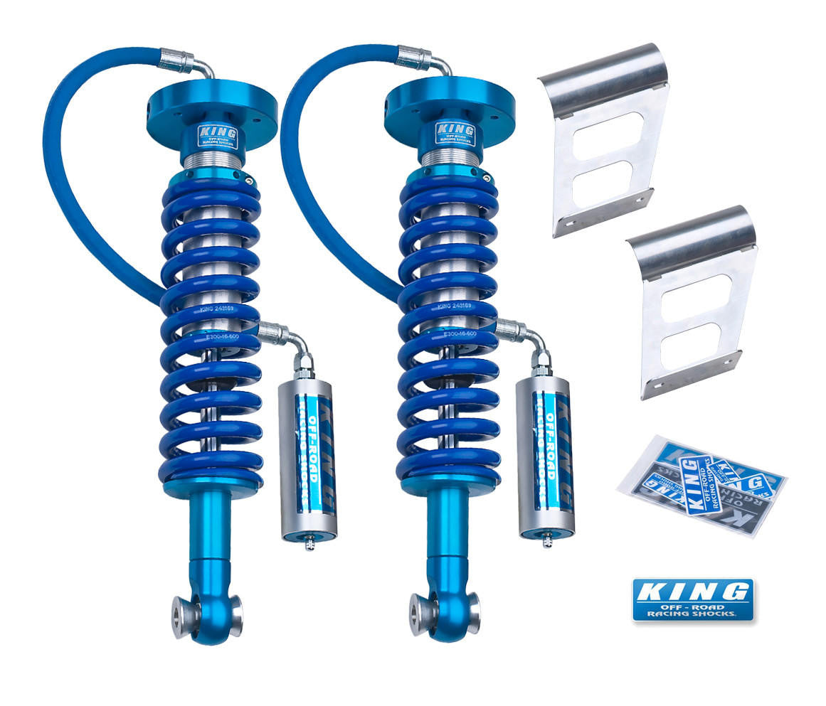 King Shocks F150 04-08 4WD Front 2.5 Dia. Remote Reservoir Coil-Over (Pair) - Apollo Off-Road