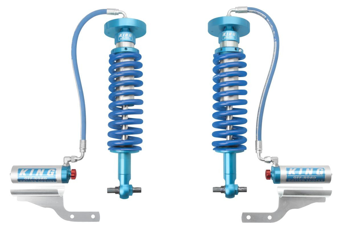 King Shocks F150 2014 2WD/4WD 2015+ 4WD Front 2.5 Dia. Remote Reservoir Coil-Over W/ Adjuster (Pair) - Apollo Off-Road