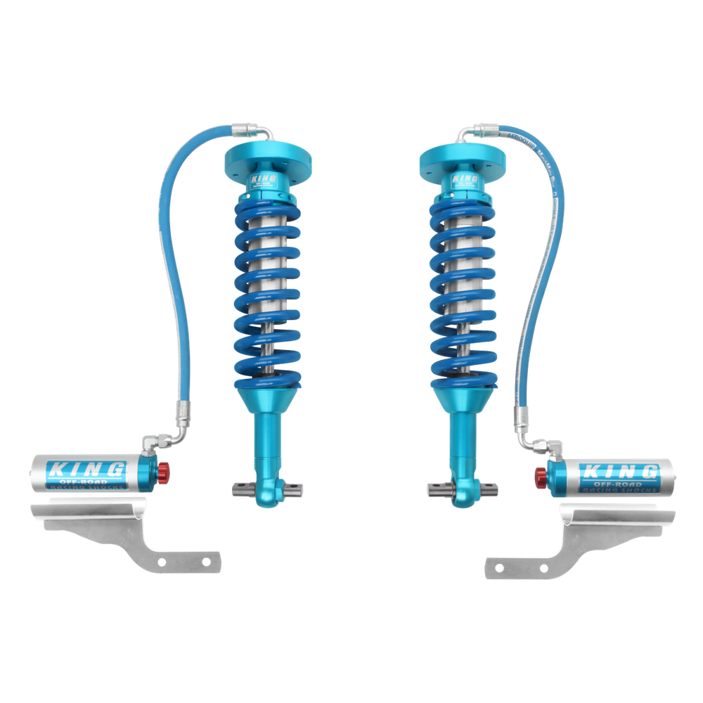 King Shocks F150 2015+ 2WD Front 2.5 Dia. Remote Reservoir Coil-Over W/ Adjuster (Pair) - Apollo Off-Road