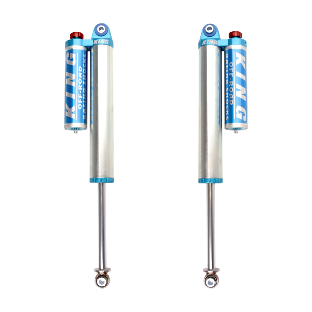 King Shocks F150 2015+ 2WD/4WD Rear 2.5 Dia. Piggyback Reservoir Shock W/ Adjuster (Pair) - Apollo Off-Road