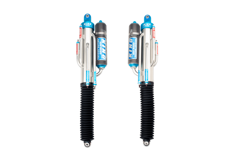 King Shocks F150 Raptor 4WD 2017+ Rear 3.0 Dia. 4 Tube Bypass Piggyback Shock W/ Performance Fin Reservoir (Pair) - Apollo Off-Road