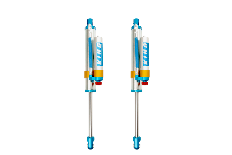 King Shocks F250/350 4WD 2005+ Rear 2.5 Dia. Piggy Hose Reservoir Shock W/ Adjuster (Pair) - Apollo Off-Road
