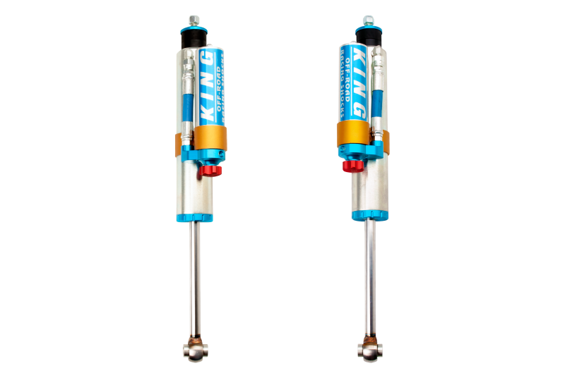 King Shocks F250/F350/F450/F550 4WD 2005+ Front 2.5 Dia. Remote Reservoir Shock W/ Adjuster For 1-2.5" Lifts (Pair) - Apollo Off-Road