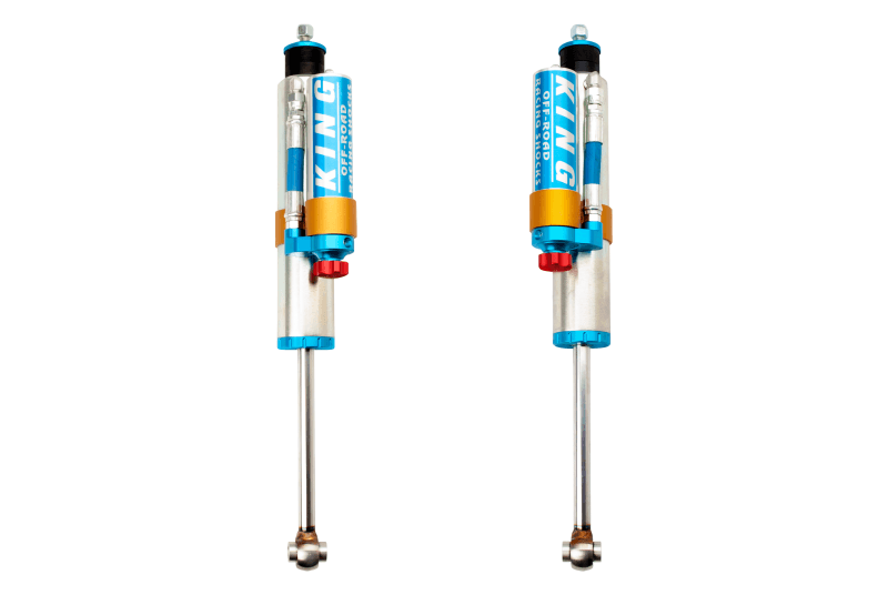 King Shocks F250/F350/F450/F550 4WD 2005+ Front 2.5 Dia. Remote Reservoir Shock W/ Adjuster (Pair) - Apollo Off-Road