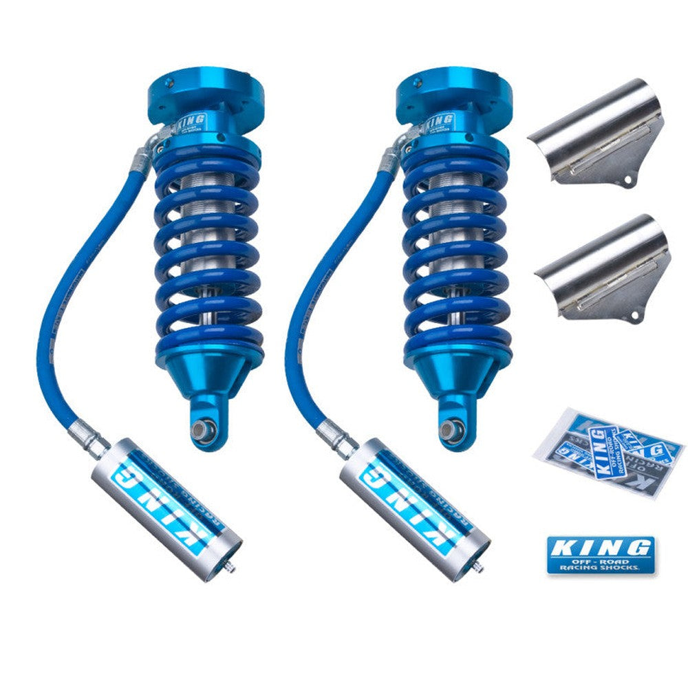King Shocks Frontier 05+ Front 2.5 Dia. Remote Reservoir Coil-Over (Pair) - Apollo Off-Road