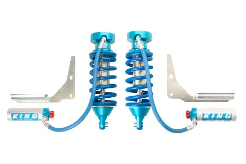 King Shocks Frontier 05+ Front 2.5 Dia. Remote Reservoir Coil-Over W/ Adjuster (Pair) - Apollo Off-Road