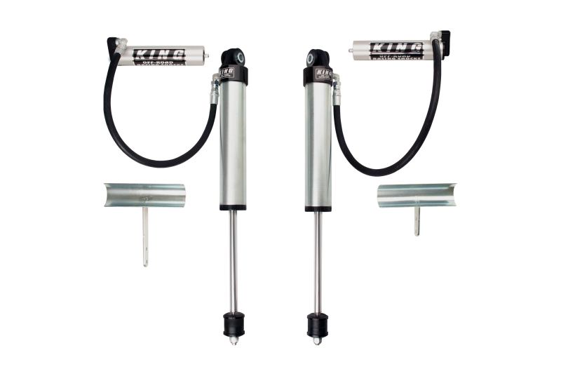 King Shocks G-Class 90-12 Front 2.5 Dia. Remote Reservoir Shock, Std Black Ano (Pair) - Apollo Off-Road