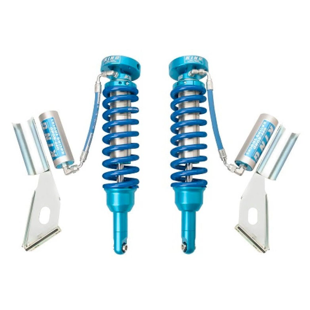 King Shocks Hilux 11-15 Front 2.5 Dia. Remote Reservoir Coil-Over (Pair) - Apollo Off-Road