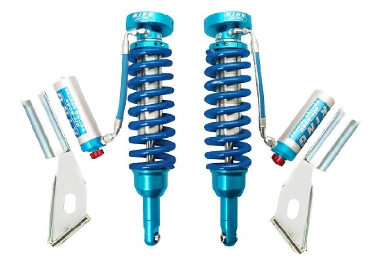 King Shocks Hilux 11-15 Front 2.5 Dia. Remote Reservoir Coil-Over W/ Adjuster (Pair) - Apollo Off-Road