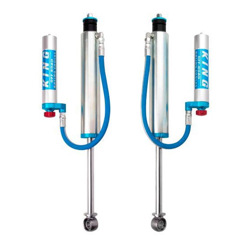 King Shocks Land Cruiser 100 98-02 Rear 2.5 Dia. Remote Res. Shock W/ Adjuster (Pair) - Apollo Off-Road