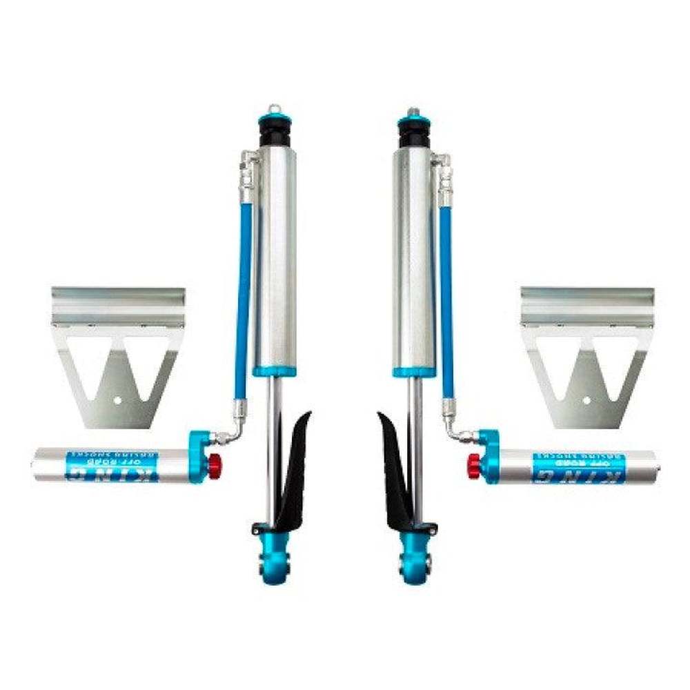 King Shocks Land Cruiser 200 07-21 Rear 2.5 Dia. Remote Res. Shock W/ Adjuster (Pair) - Apollo Off-Road