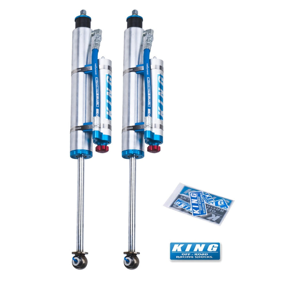 King Shocks Land Cruiser 80 89-97 Rear 2.5 Dia. Remote Reservoir Shock For 0-2" Lifts W/ Adjuster (Pair) - Apollo Off-Road