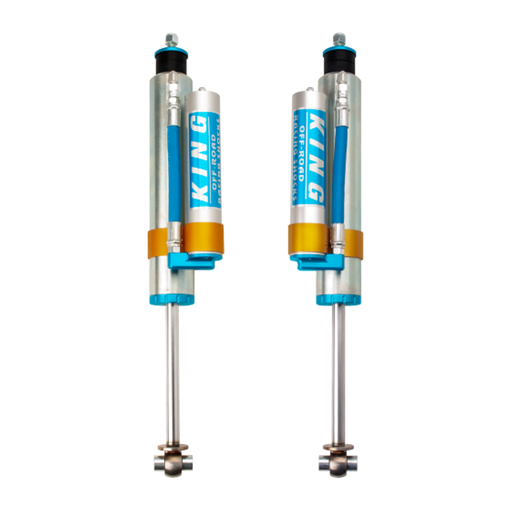 King Shocks Patrol Y62 10+ Rear 2.5 Dia. Piggy Hose Reservoir Shock (Pair) - Apollo Off-Road