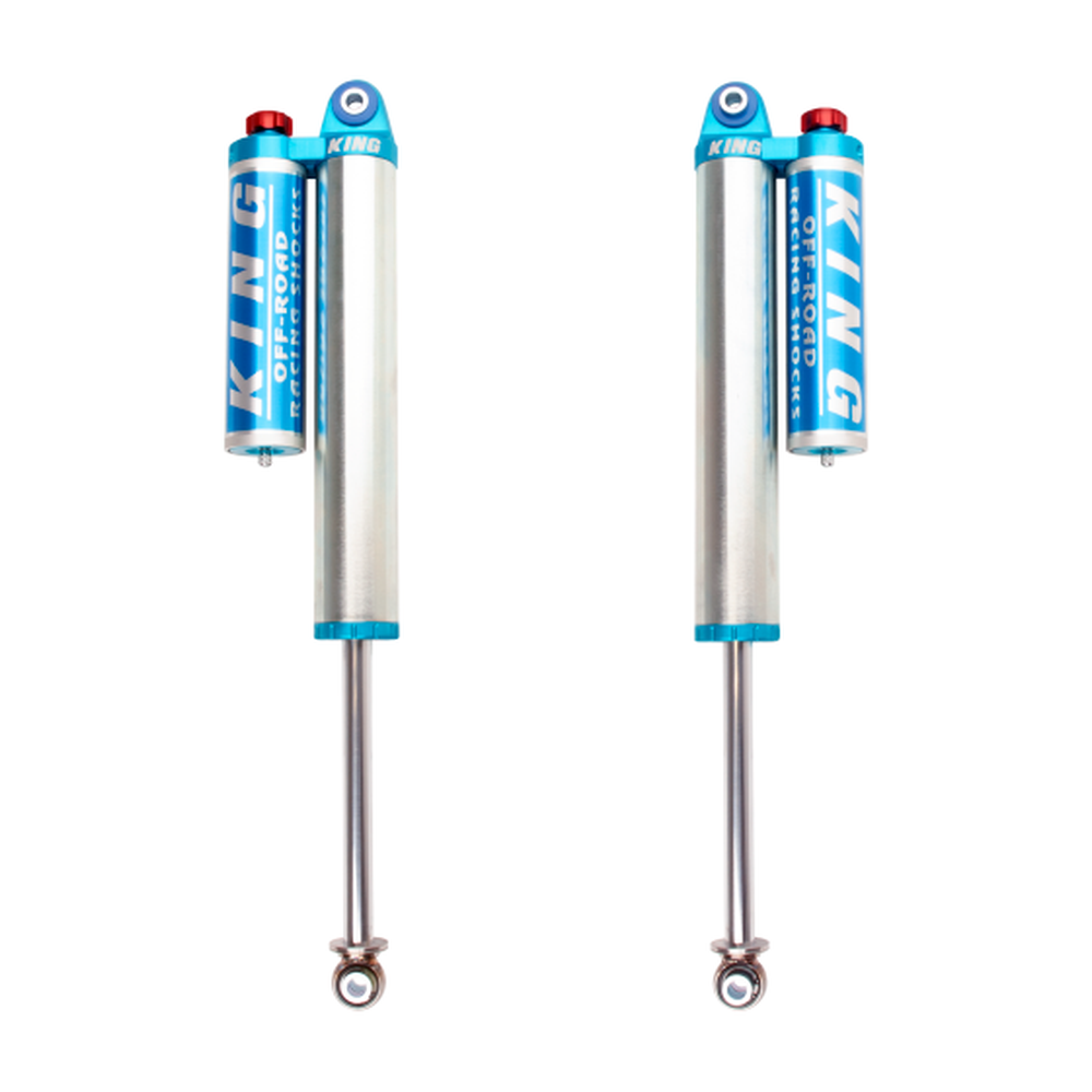 King Shocks Ram 1500 4WD 09-18 Rear 2.5 Dia. Piggyback Reservoir Shock W/ Adjuster (Pair) - Apollo Off-Road