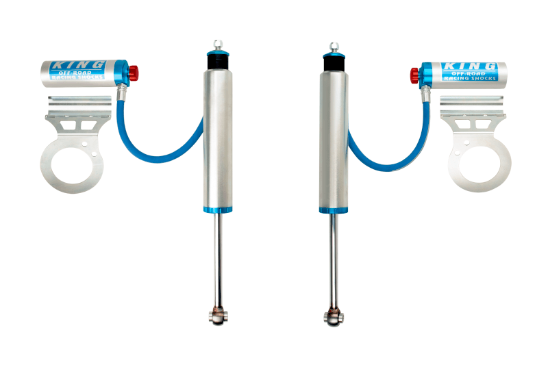 King Shocks Ram 2500 4WD 14+ Front 2.5 Dia. Piggy Hose Shock W/ Adjuster (Pair) - Apollo Off-Road