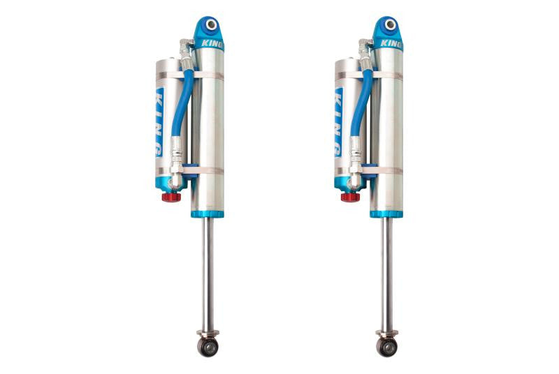 King Shocks Silverado/Sierra 1500 07-18 Rear 2.5 Dia. Piggy Hose Res. Shock W/ Adjuster (Pair) - Apollo Off-Road