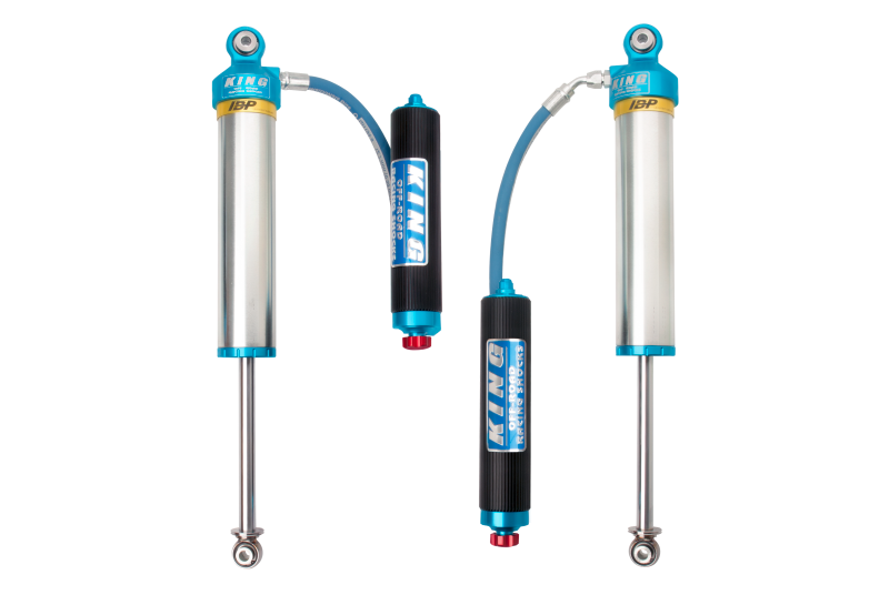King Shocks Silverado/Sierra 1500 2019+ Rear 3.0 Dia. Internal Bypass Remote Reservoir Shock W/ Adjuster (Pair) - Apollo Off-Road