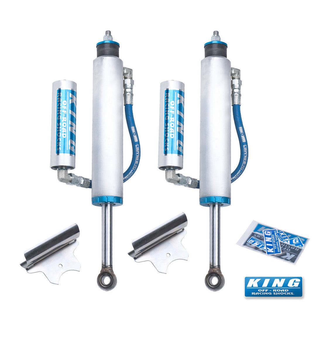 King Shocks Silverado/Sierra 2500/3500/HD 00-10 Front 2.5 Dia. Remote Reservoir Shock (Pair) - Apollo Off-Road
