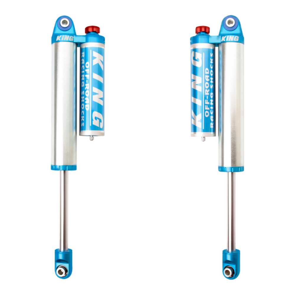 King Shocks Silverado/Sierra 2500/3500/HD 00-10 Rear 2.5 Dia. Piggyback Res. Shock W/ Adjuster (Pair) - Apollo Off-Road