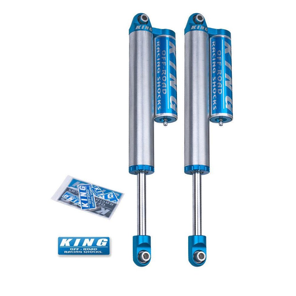King Shocks Silverado/Sierra 2500/3500/HD 00-10 Rear 2.5 Dia. Piggyback Reservoir Shock (Pair) - Apollo Off-Road